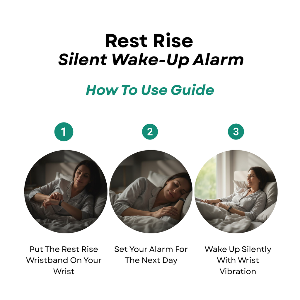 Rest Rise™ | 100% Silent Wake-Up Alarm