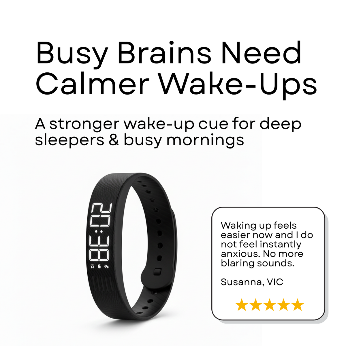Rest Rise Up Rest Rise™ | 100% Silent Wake-Up Alarm – Mummentum